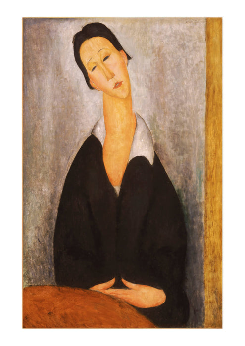 Amedeo Modigliani Italian Portrait of a Polish Woman