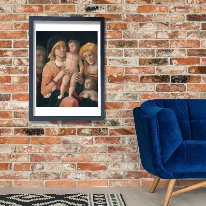 Andrea Mantegna - The Madonna and Child with Saints Joseph Elizabeth and John the Baptist