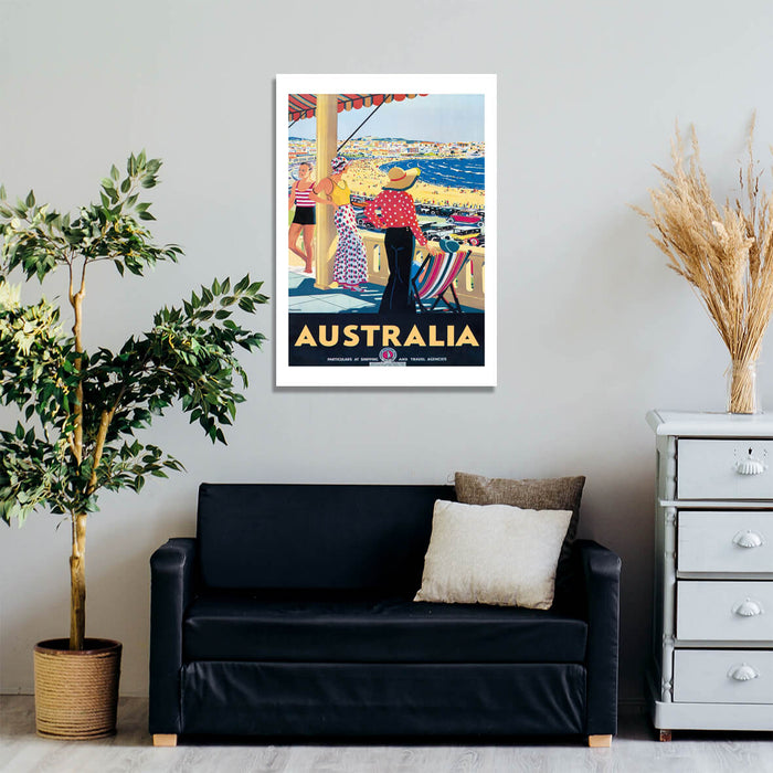 Australia Percy Trompf Travel Poster