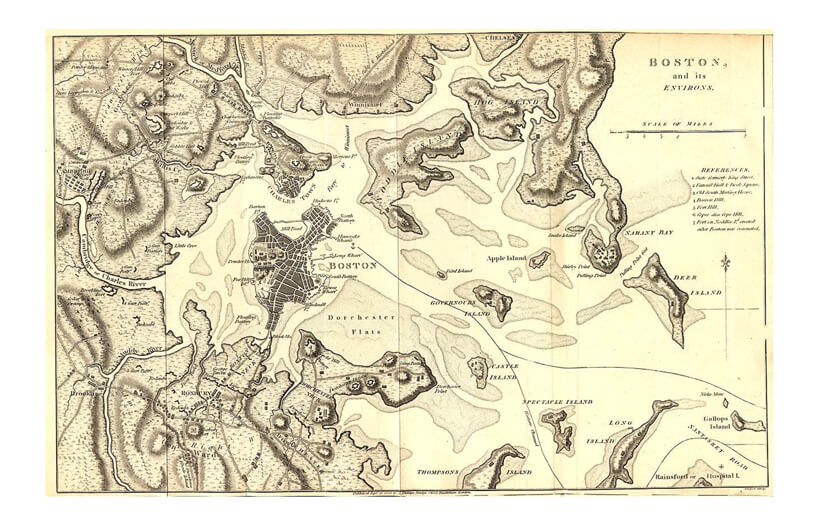 Boston Colonial Map