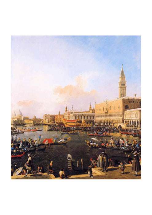 Canaletto - Venice Bacino di San Marco on Ascension Day