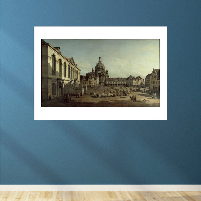 Canaletto - View of the Neumarkt in Dresden