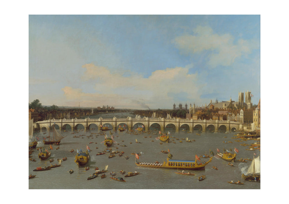 Canaletto - Westminster Lord Mayor's Procession on the Thames