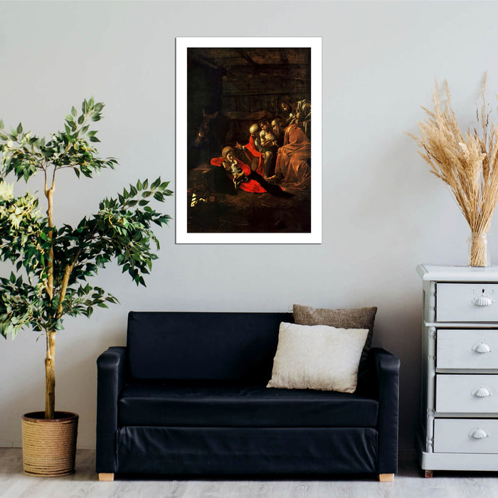 Caravaggio - Adoration of the Shepherds (1609)
