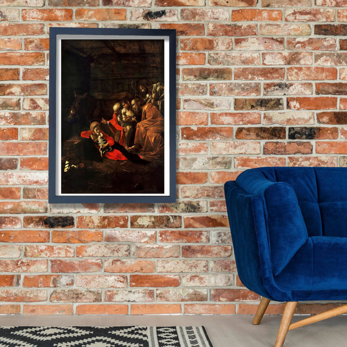 Caravaggio - Adoration of the Shepherds (1609)