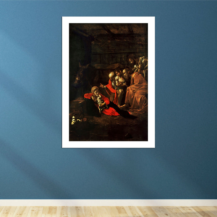 Caravaggio - Adoration of the Shepherds (1609)