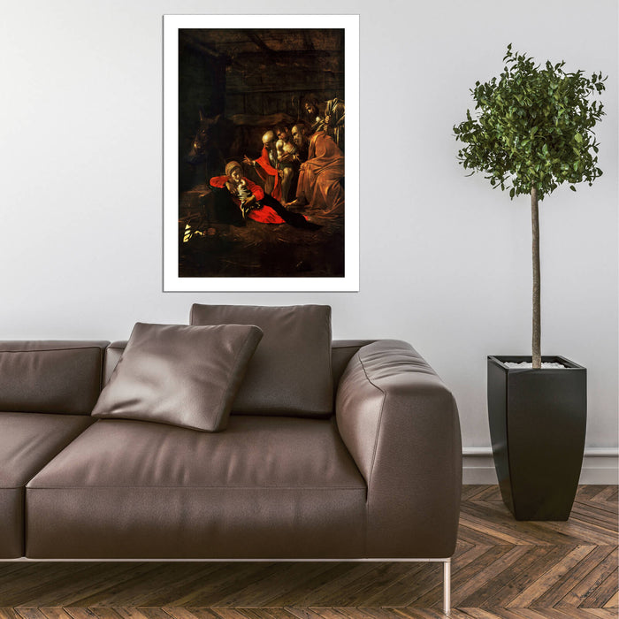 Caravaggio - Adoration of the Shepherds (1609)