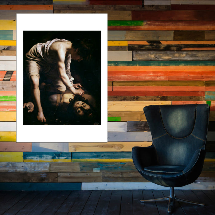 Caravaggio - David and Goliath by Caravaggio