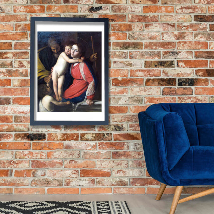 Caravaggio - Heilige Familie mit Johannes dem Taeufer anagoria