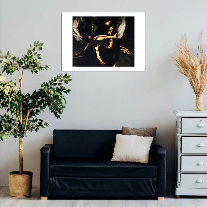 Caravaggio - Sette opere di Misericordia Madonna col Bambino e angeli