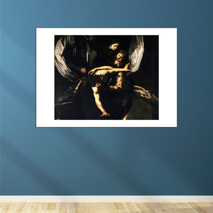 Caravaggio - Sette opere di Misericordia Madonna col Bambino e angeli