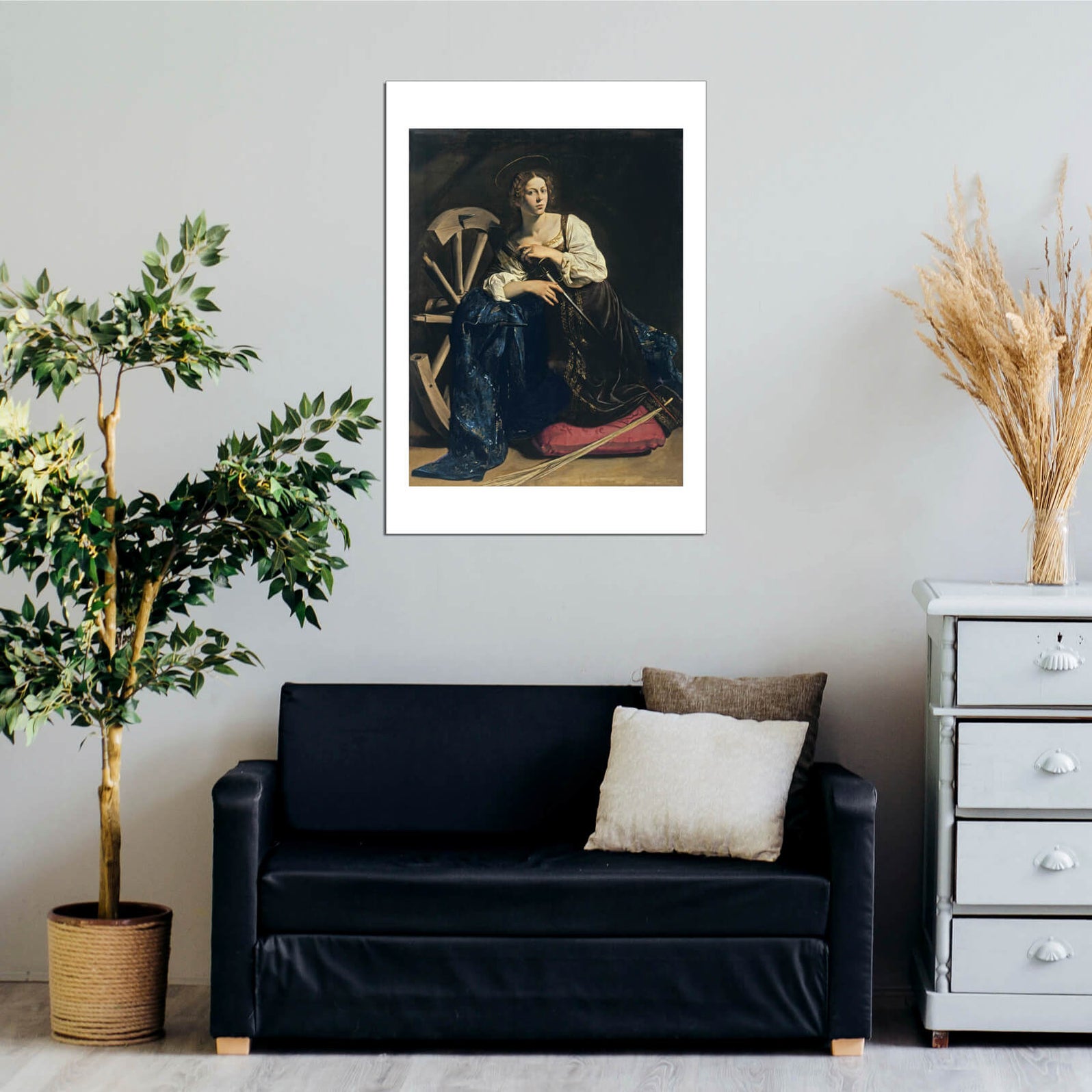 Caravaggio Saint Catherine of Alexandria — Spiffing Prints