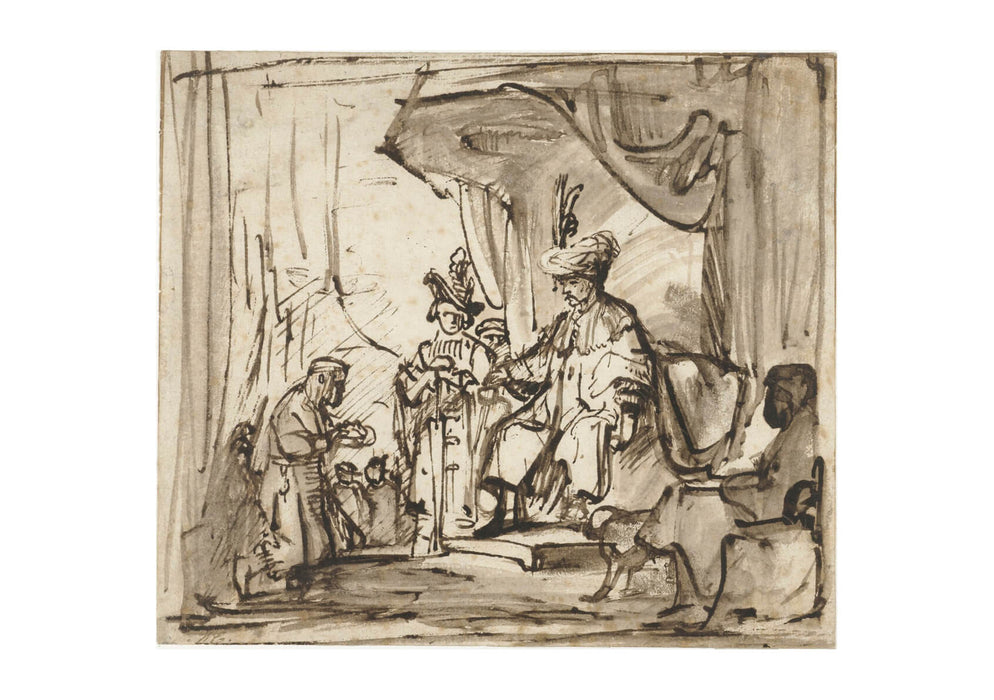 Carel Fabritius - Seated Sketch