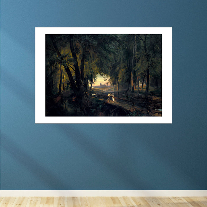 Carl Blechen - Waldweg bei Spandau