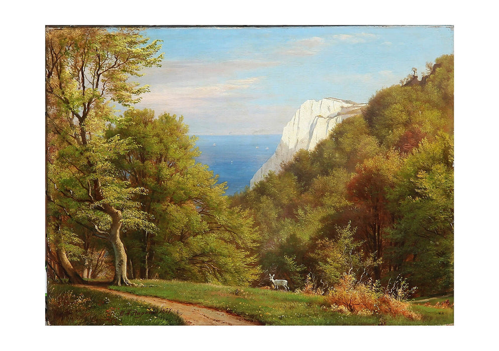 Carl Frederic Aagaard - Summer day on the cliffs