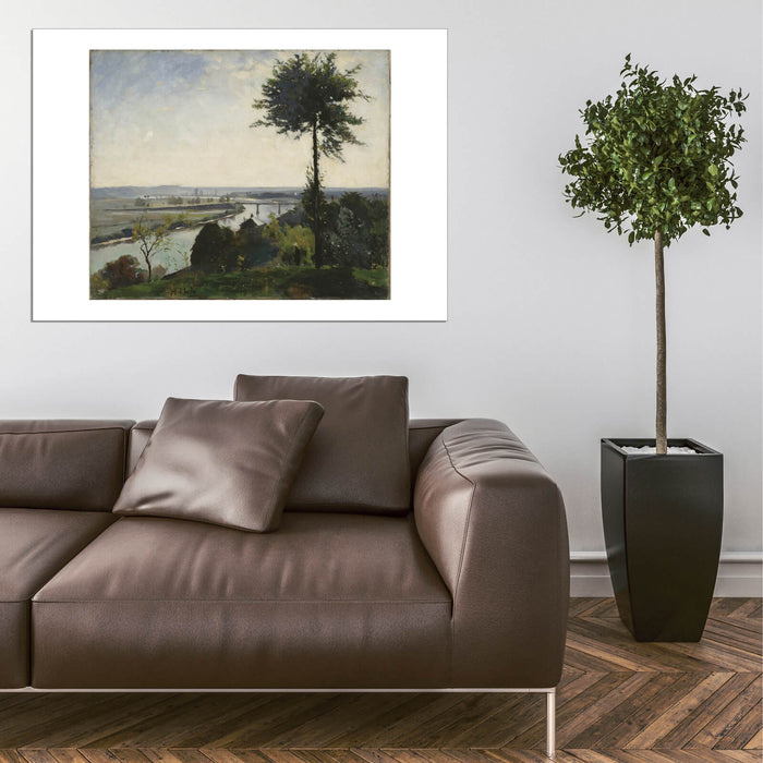 Carl Fredrik Hill - Tree and River Iii Seine