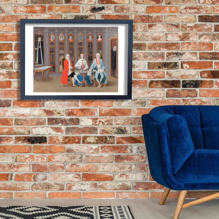 Carl Fredrik Svan - Stenbock Family In Library At Rånäs