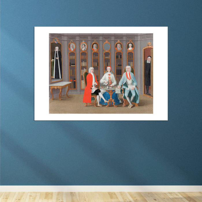 Carl Fredrik Svan - Stenbock Family In Library At Rånäs