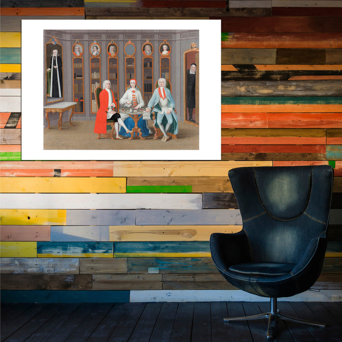 Carl Fredrik Svan - Stenbock Family In Library At Rånäs