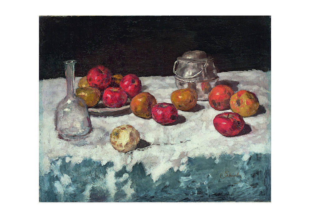 Carl Schuch - Still Life With Apples