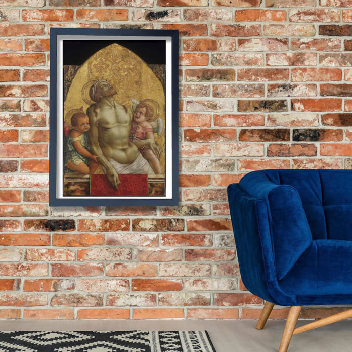 Carlo Crivelli - Dead Christ Supported By Two Angels