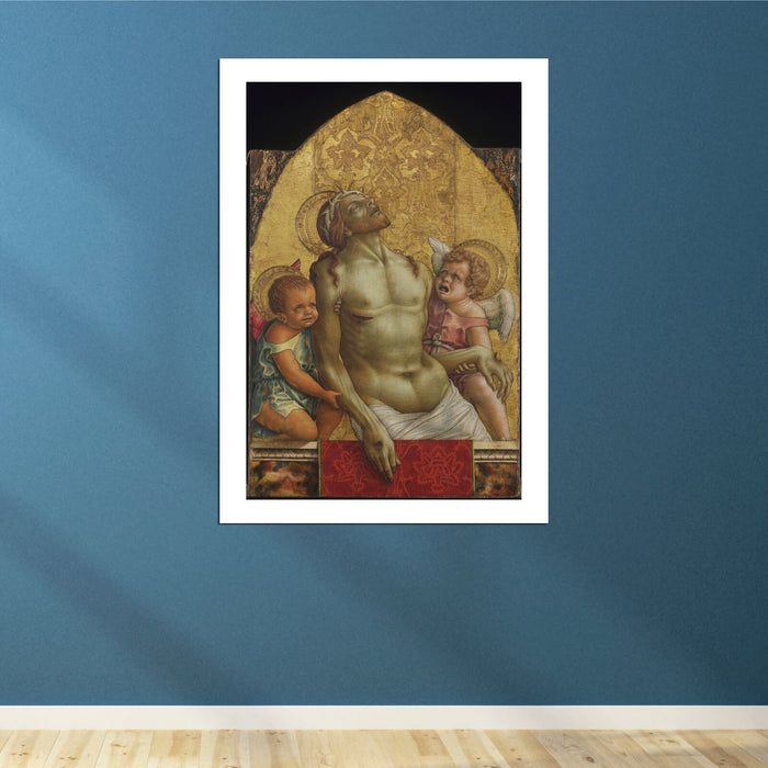 Carlo Crivelli - Dead Christ Supported By Two Angels