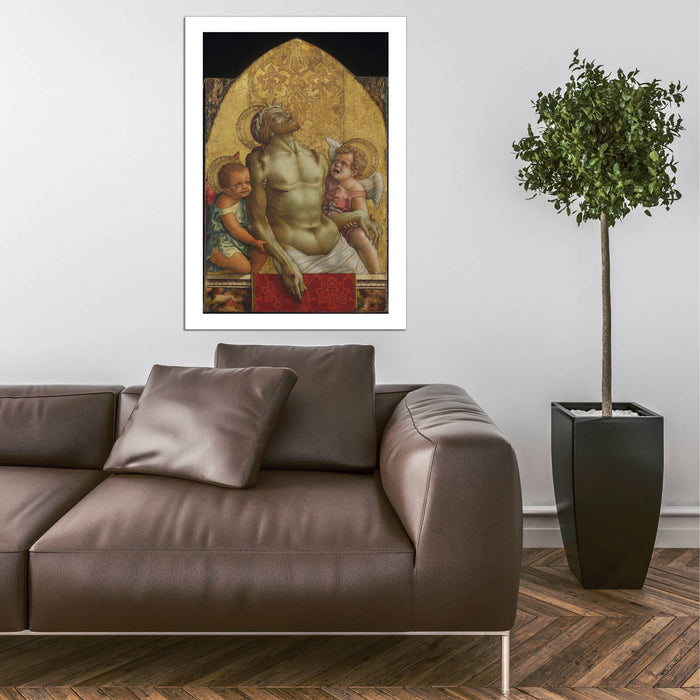 Carlo Crivelli - Dead Christ Supported By Two Angels