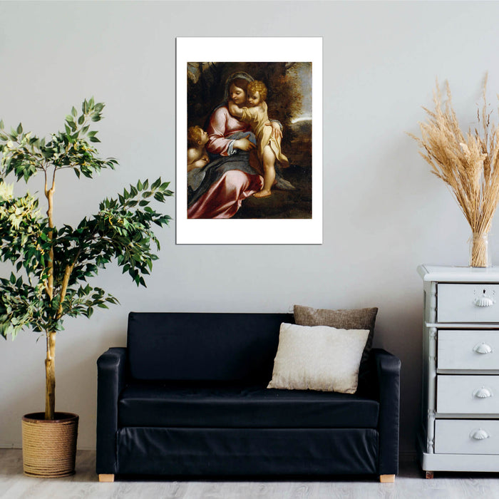 Carracci Annibale - Madonna And Child With St John