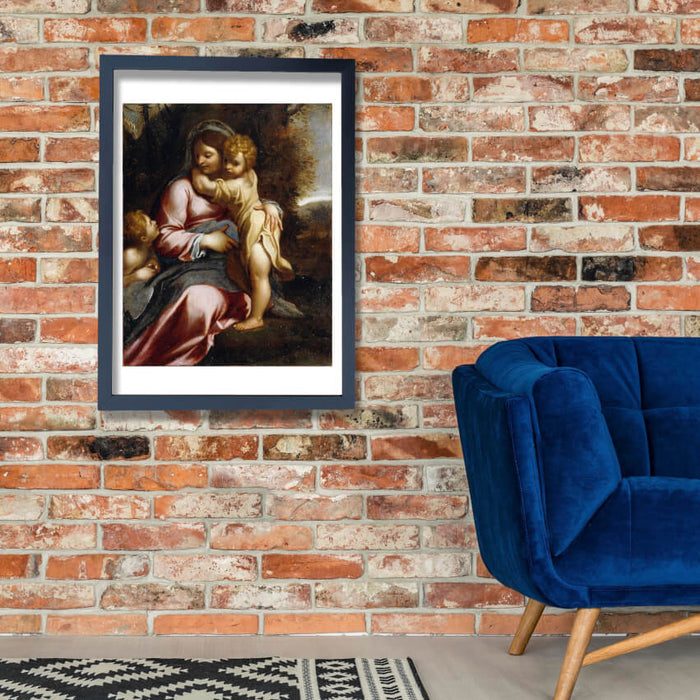 Carracci Annibale - Madonna And Child With St John