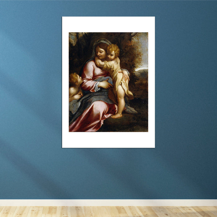 Carracci Annibale - Madonna And Child With St John
