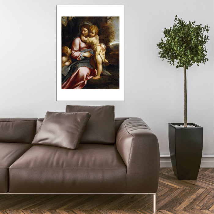 Carracci Annibale - Madonna And Child With St John