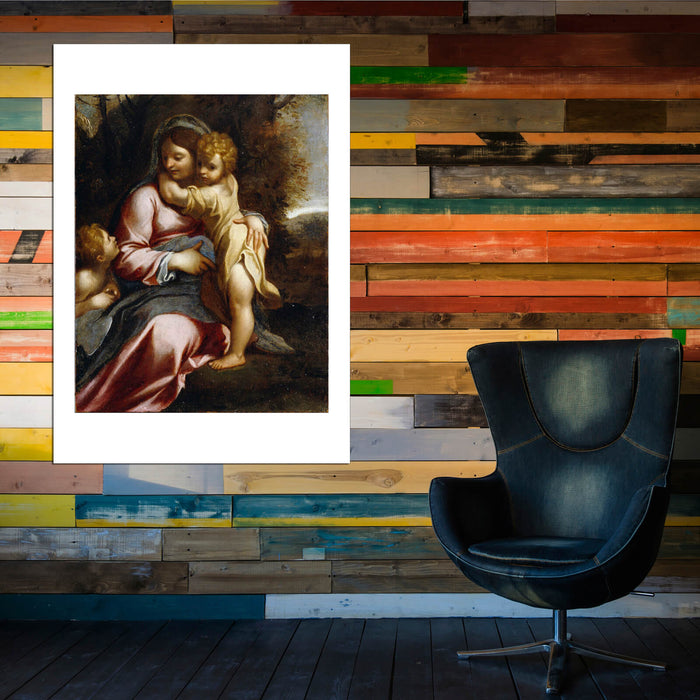 Carracci Annibale - Madonna And Child With St John