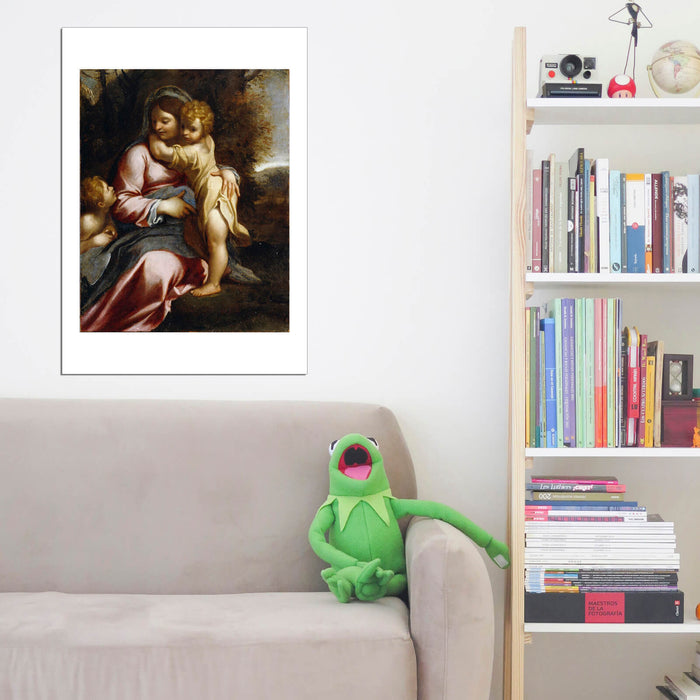 Carracci Annibale - Madonna And Child With St John