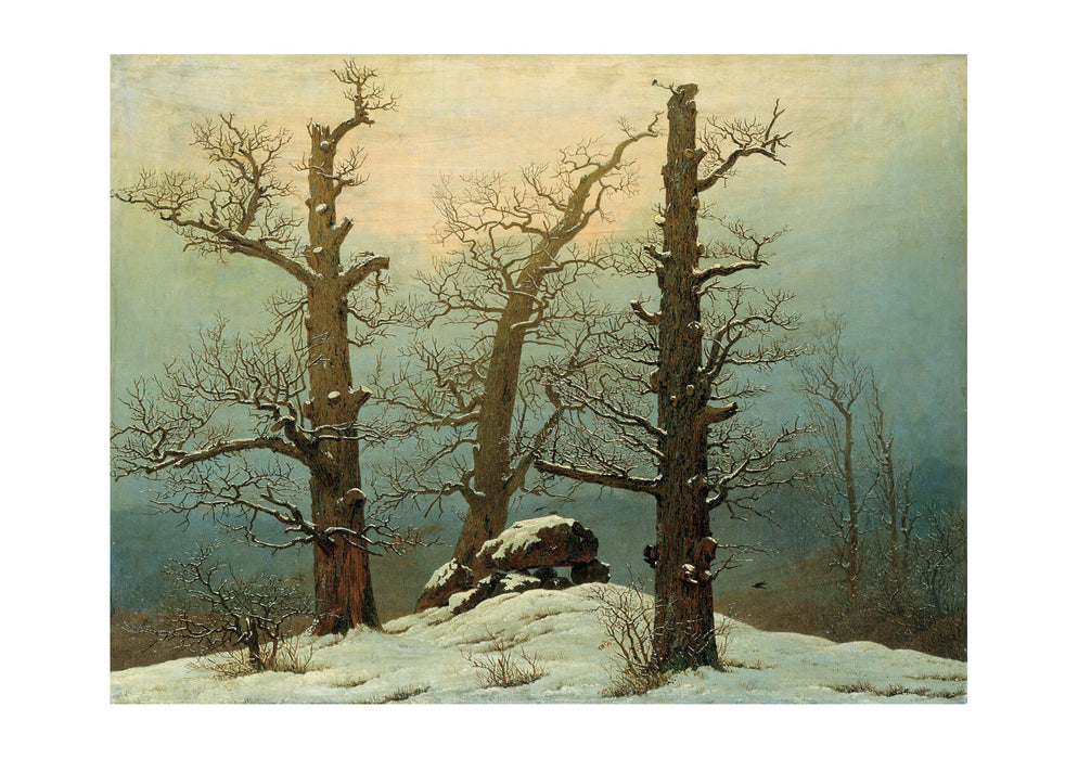 Caspar David Friedrich - Cairn in Snow