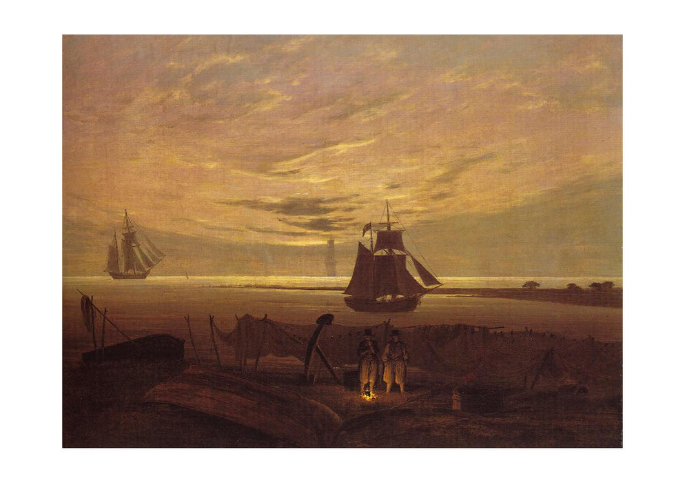 Caspar David Friedrich - Evening on the Baltic Sea