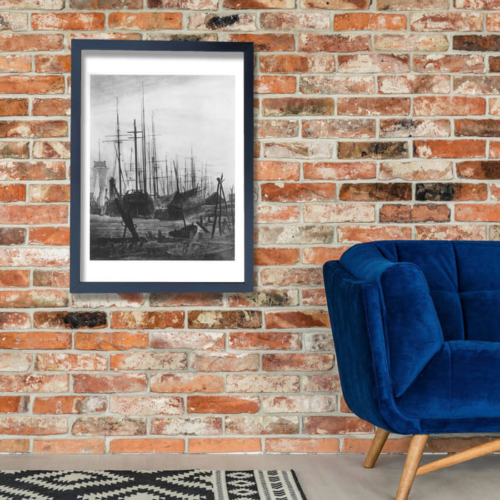 Caspar David Friedrich - Hafen von Greifswald