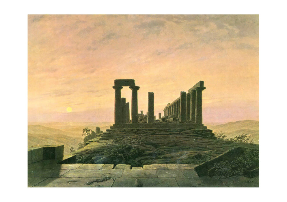 Caspar David Friedrich - The Temple of Juno in Agrigento