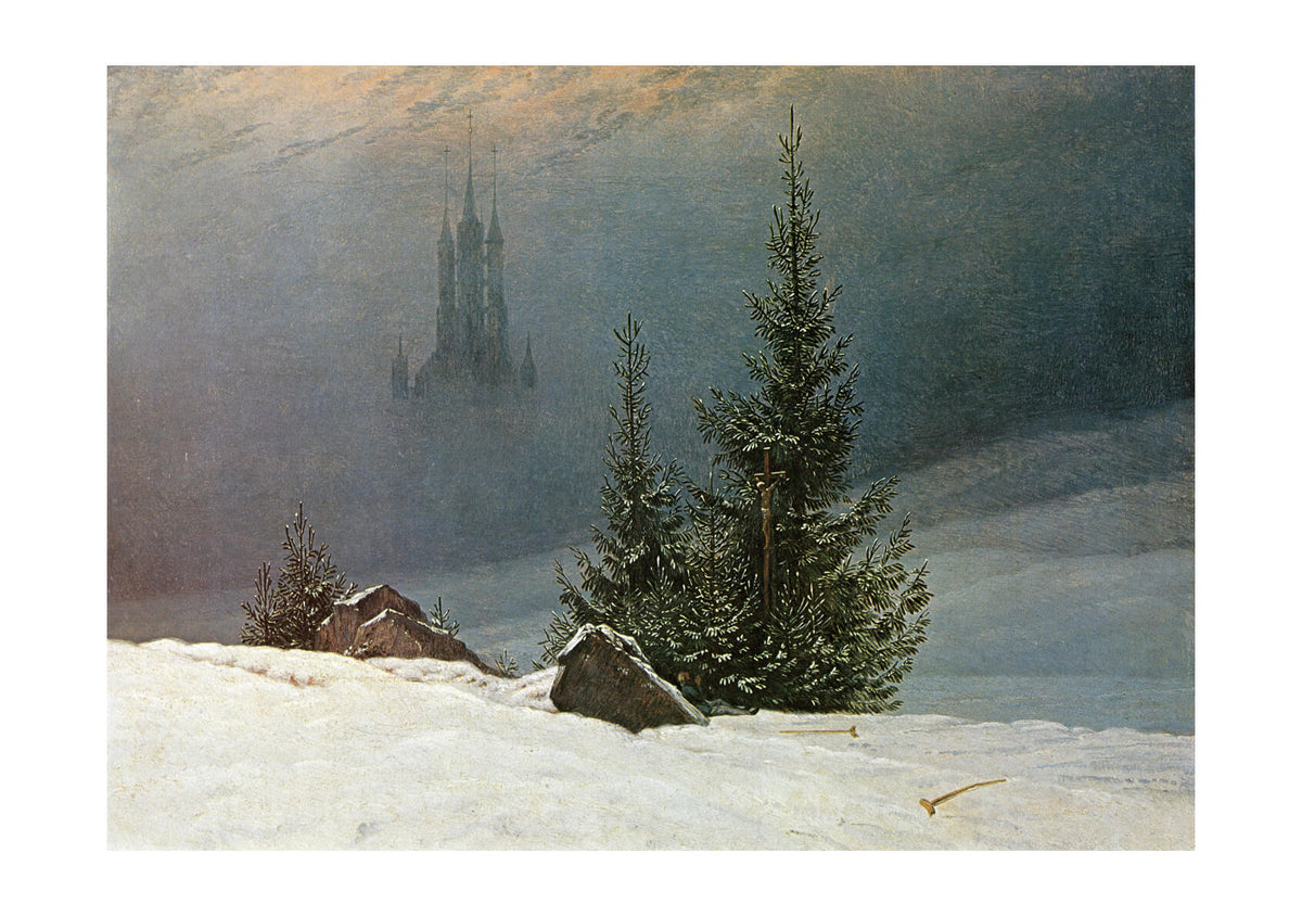 Caspar David Friedrich - Winterlandschaft mit Kirche (Dortmund