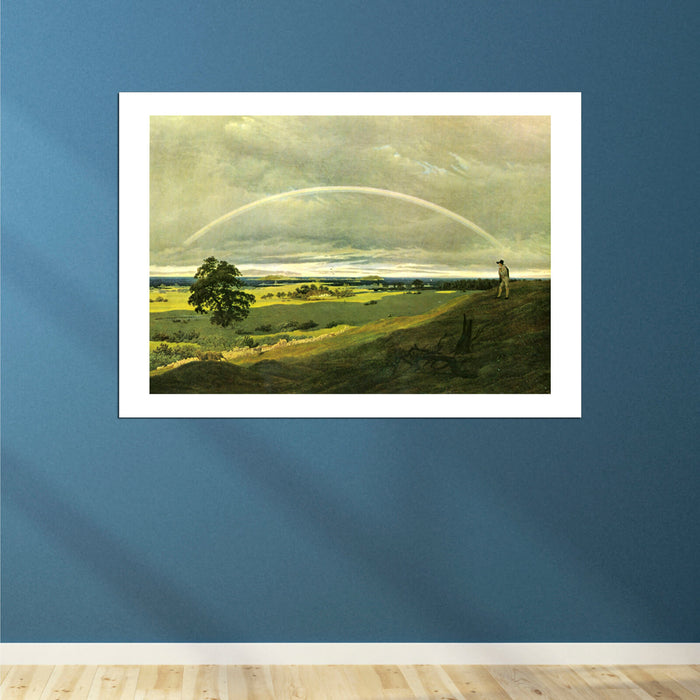 Caspar David Friedrich Landscape with Rainbow