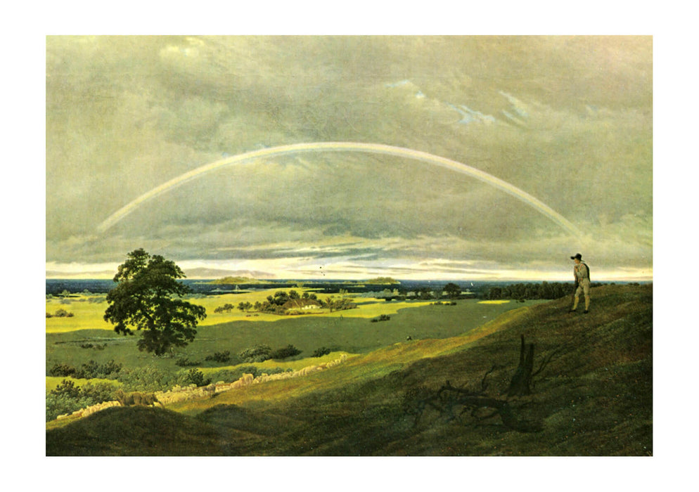 Caspar David Friedrich Landscape with Rainbow