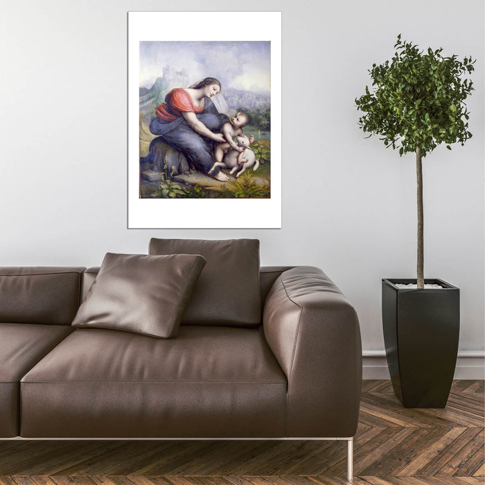 Cesare da Sesto - The Virgin and Child with a Lamb