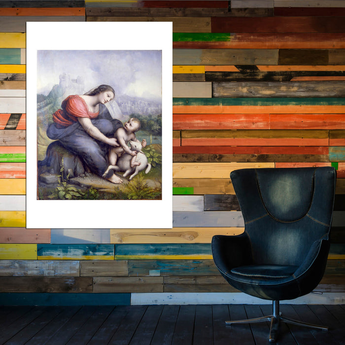 Cesare da Sesto - The Virgin and Child with a Lamb