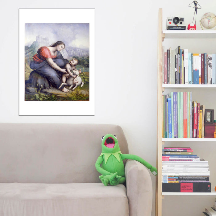 Cesare da Sesto - The Virgin and Child with a Lamb