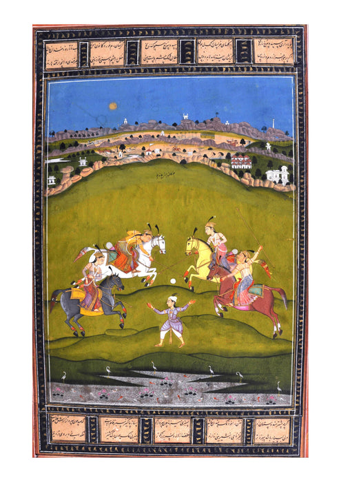 Chand Bibi Playing Polo