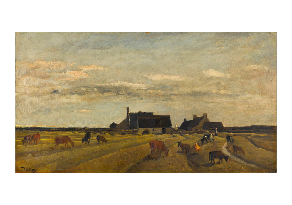 Charles-François Daubigny - Farm At Kerity Brittany