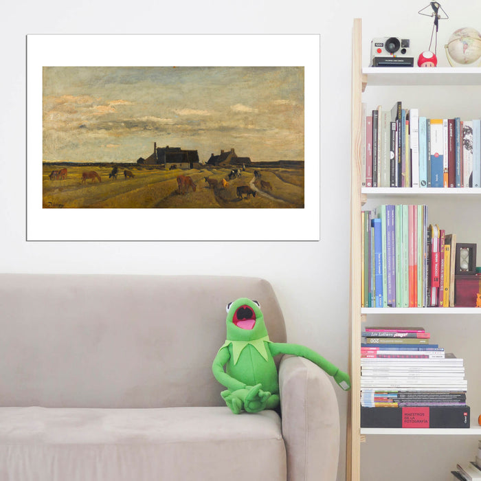 Charles-François Daubigny - Farm At Kerity Brittany