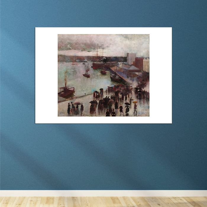 Charles Conder - Departure Of The Orient - Circular Quay