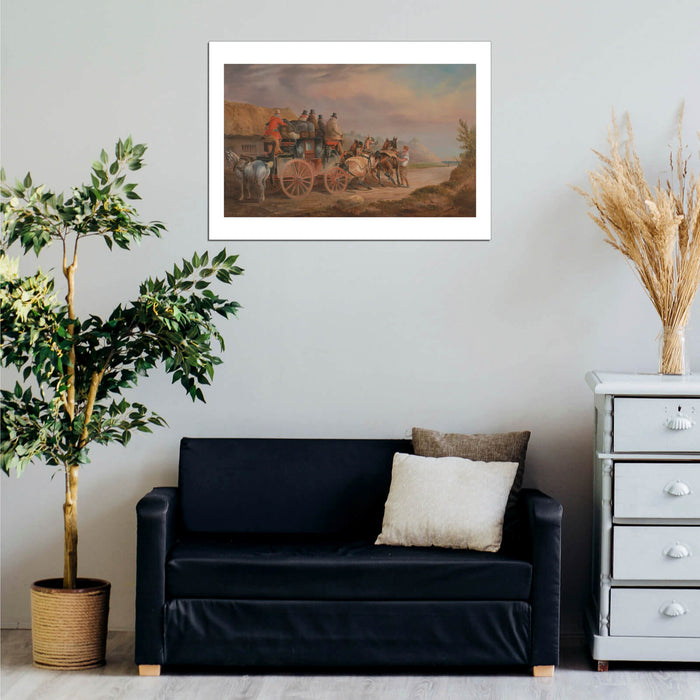 Charles Cooper Henderson - Mail Coaches On Road