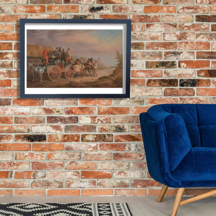 Charles Cooper Henderson - Mail Coaches On Road