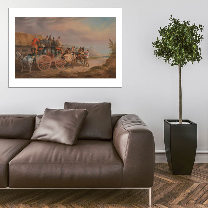 Charles Cooper Henderson - Mail Coaches On Road